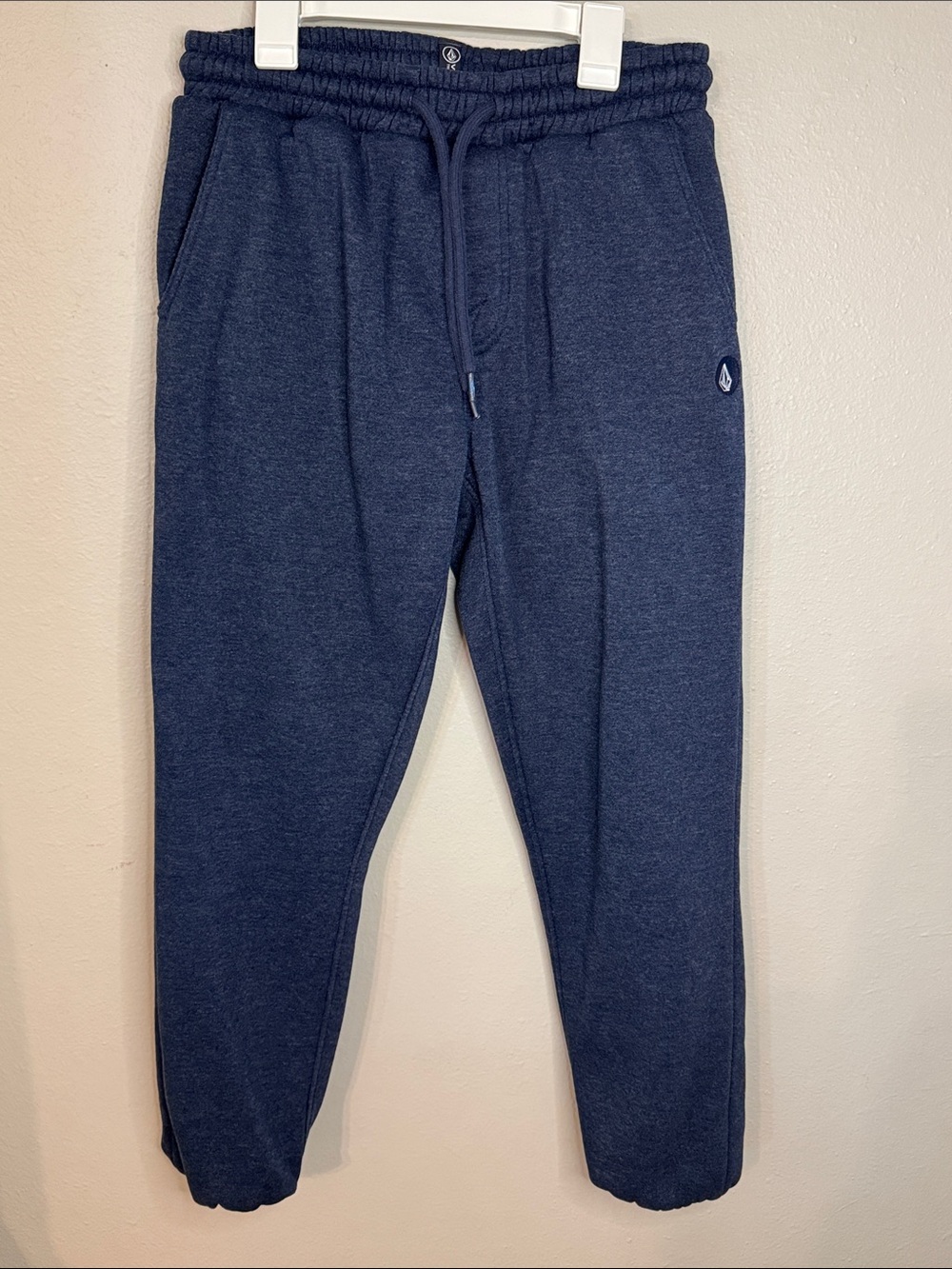 Volcom Men's Dark Navy Drawstring Jogger Sweatpants